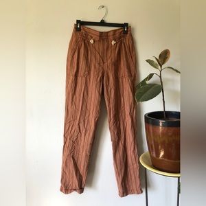 NWOT anthro linen beach pants